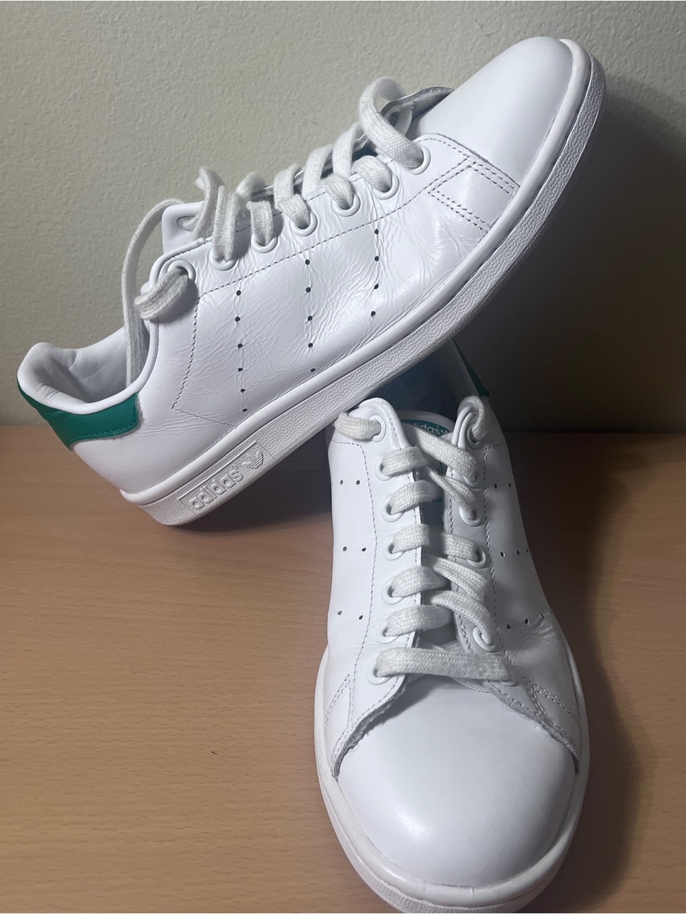 Adidas Stan Smith White Green Women’s Shoes Size 8